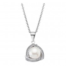 LOTUS Silver Halskette Perle 925 Silber LP1928-1/1 Zirkonia Perle JLP1928-1-1