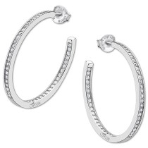 LOTUS Silver Creolen 925 Silber Zirkonia Lotus Silver IT Girl JLP1937-4-3
