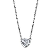 LOTUS Silver Halskette Herz 925 Silber Zirkonia Charming Lady JLP2000-1-1