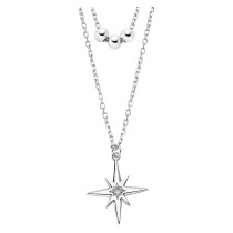 LOTUS Silver Halskette Zirkonia Stern 925 Silber Lotus Silver Trendy JLP3048-1-1