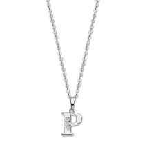 LOTUS Silver Halskette Buchstabe P 925 Silber Lotus Silver Trendy JLP3054-1-P