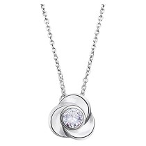 LOTUS Silver Halskette Blume 925 Silber Lotus Silver Pure Essential JLP3059-1-1