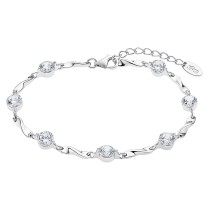 LOTUS Silver Armband Wirbel Zirkoniastein 925 Silber Lotus Trendy JLP3091-2-1