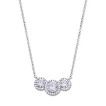 LOTUS Silver Halskette Zirkoniastein 925 Silber Pure Essential JLP3111-1-1