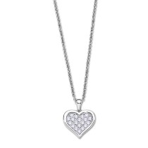 LOTUS Silver Halskette Zirkoniastein 925 Silber Lotus Moments JLP3125-1-1