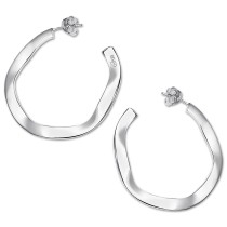 LOTUS Silver Creolen Kreis 925 Silber Lotus Silver Trendy JLP3187-4-2