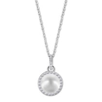 LOTUS Silver Halskette Perlen 925 Silber Lotus Style Pearls JLP3480-1-1