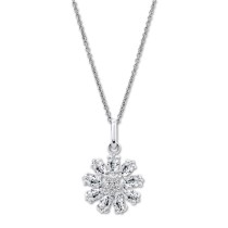 LOTUS Silver Halskette Blume 925 Silber Lotus Silver Trendy JLP3560-1-1