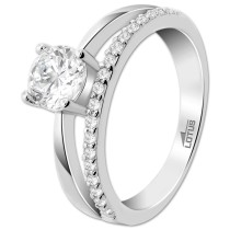 LOTUS Silver Ring Zirkoniastein 925 Silber Lotus Silver Trendy JLP3741-3-114