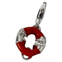 KISMA Schmuck Charms Anhänger Rettungsring Silber 925 KIC0118-004