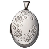 KISMA Schmuck Anhänger für Ketten oval Sterling Silber 925 KIH0120-011