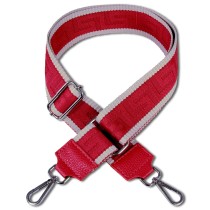 Florence Damen Boho-Gurt Canvas Leder rot beige OGF001JR