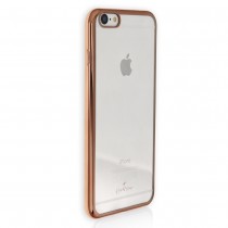 Handyhülle iPhone 6+ 6S+ gold Kunststoff Cover PU Case DrachenLeder OMG101C
