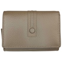 Florence Damen-Portemonnaie taupe Echtleder Geldbörse OPF101I5