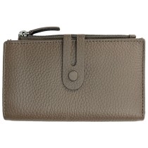 Florence Damen-Portemonnaie taupe grau Echtleder Geldbörse OPF103I5