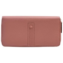 Florence Damen-Portemonnaie rosa antik Echtleder lange Geldbörse OPF105A3
