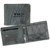 Wild Things Only Querformat blau echtes Leder Portemonnaie OPJ103B