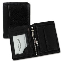 Wild Things Only Leder schwarz Portemonnaie Herren RFIDSchutz OPJ113S