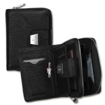 Jennifer Jones Leder schwarz Portemonnaie RFID OPJ708S