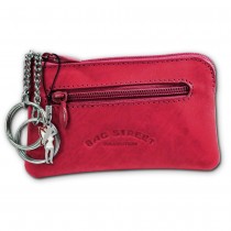 Bag Street Schlüsseltasche pink Echtleder, glattes Leder Schlüsseletui OPJ900P