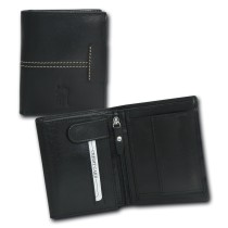 DrachenLeder schwarz Echtleder Portemonnaie Brieftasche Herren OPT102S