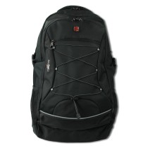 Travel N Meet Freizeitrucksack, Rucksack groß gepolstert schwarz Herren ORD4215S