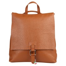 Florence Rucksack Damen Echtleder Cityrucksack hellbraun ORF101C5