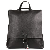 Florence Rucksack Damen Echtleder Cityrucksack schwarz ORF101S1