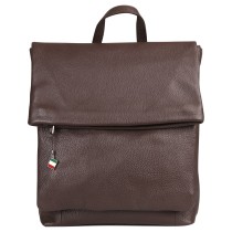 Florence Rucksack Damen Echtleder Cityrucksack dunkelbraun ORF102N6