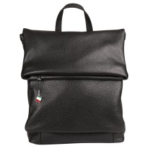 Florence Rucksack Damen Echtleder Cityrucksack schwarz ORF102S1