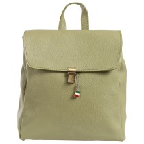 Florence Rucksack Damen Echtleder Cityrucksack hellgrün ORF104L3