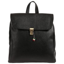 Florence Rucksack Damen Echtleder Cityrucksack schwarz ORF104S1