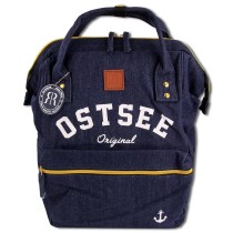 Robin Ruth Rucksack Baumwolle navy dunkelblau ORG101M