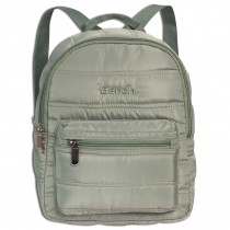 Bench kleiner Cityrucksack Polyester grau-grün Rucksack Damen Daypack ORI311K