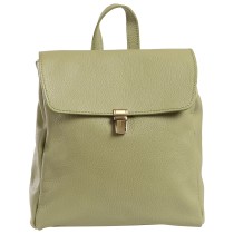 Toscanto Damen Cityrucksack Leder Rucksack hellgrün ORT104RL3