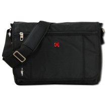 Travel N Meet Umhängetasche schwarz Polyester Laptoptasche 15 Tasche OTD4201S