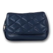 New Bags 2 in 1 gesteppte Gürteltasche Umhängetasche Kunstleder blau OTD5025B