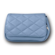 New Bags 2in1 gesteppte Gürteltasche Kunstleder hellblau OTD5025H