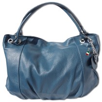 Florence Echtleder Hobo Bag Damen türkis Henkeltasche OTF128T