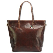 Florence Echtleder Damen braun Businesstasche Shopper OTF133N