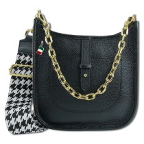 Florence Citytasche Echtleder Damen schwarz OTF158S