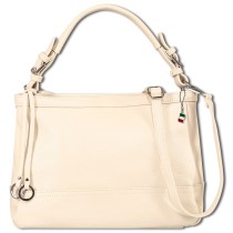 Florence Damen Schultertasche Hobo Bag Leder Tasche beige OTF176I1