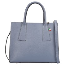 Florence Damen Handtasche Leder Tasche blau grau OTF183H5