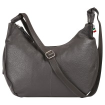 Florence Damen Umhängetasche Leder Tasche grau OTF192K4