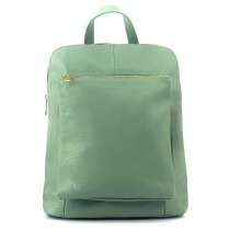 Florence Rucksack Damen Echtleder Cityrucksack hellgrün OTF610L