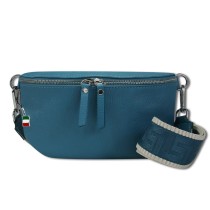 Florence Echtleder Gürteltasche Damen jeansblau Bauchtasche Jugend Damen OTF807F