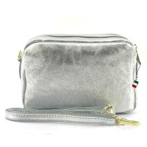 Florence Damen Tasche Echtleder silber OTF809J