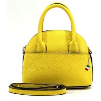 Florence Damen Handtasche Bowlingtasche Echtleder gelb OTF814Y