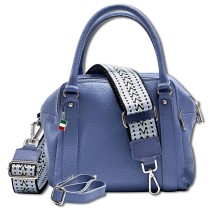 Florence Umhängetasche Citytasche Echtleder Damen hellblau OTF822H