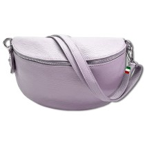 Florence Echtleder Bauchtasche groß Damen rosa Jugend OTF825A